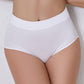 Rib Cotton Briefs - White