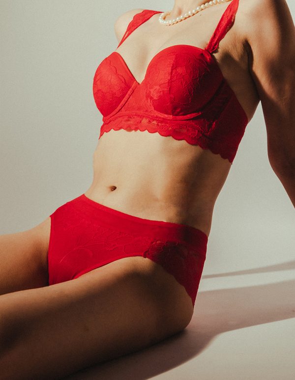 Wildﬂower Lace set - Red