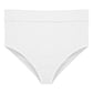 Rib Cotton Briefs - White